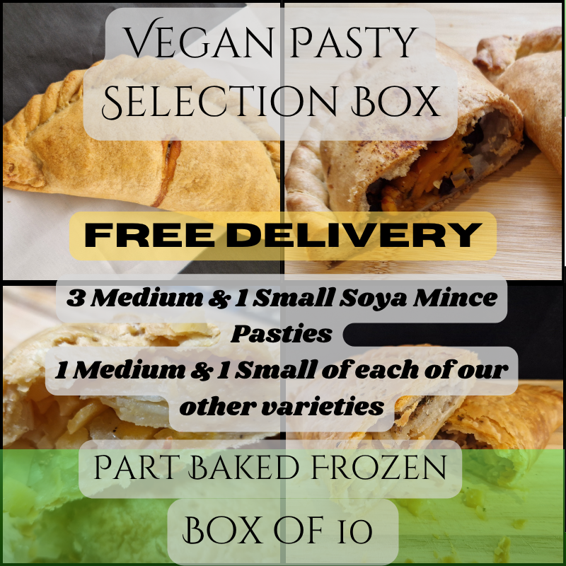 Vegan Pasty Selection Box - Free Delivery Included