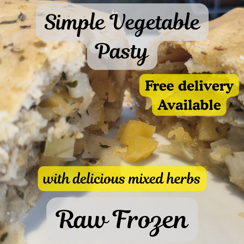 Simple Vegetable Vegan Pasty
