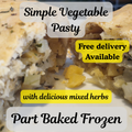 Simple Vegetable Vegan Pasty