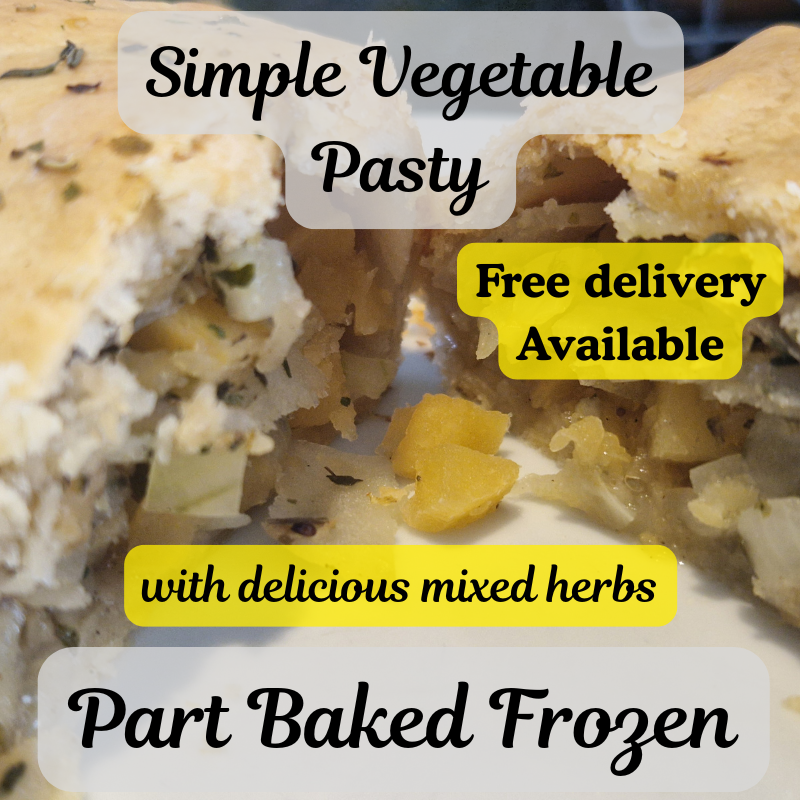 Simple Vegetable Vegan Pasty