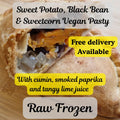 Sweet Potato, Black Bean & Sweetcorn Vegan Pasty The Vegan Pasty Company Ltd