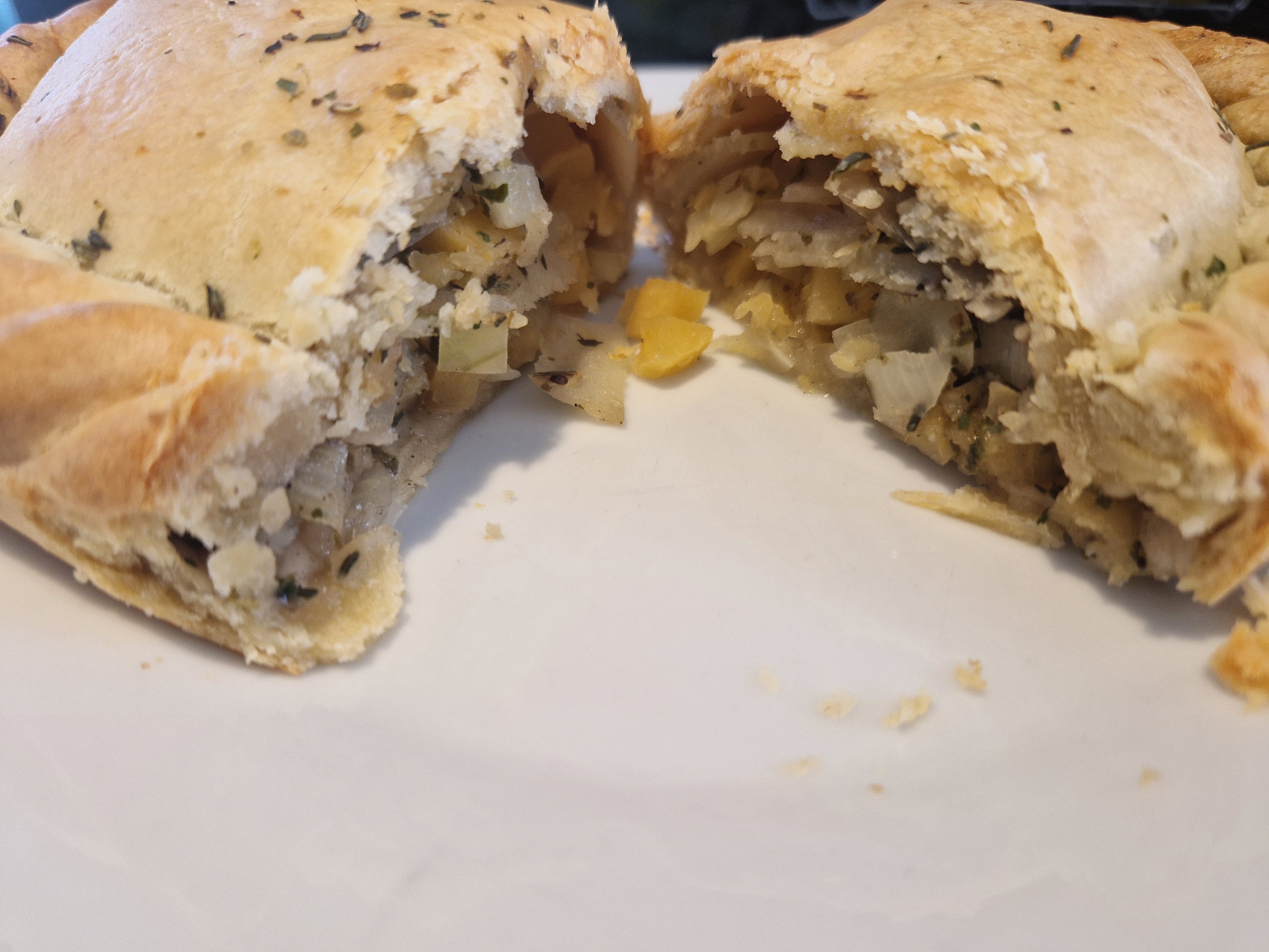 Simple Vegetable Vegan Pasty