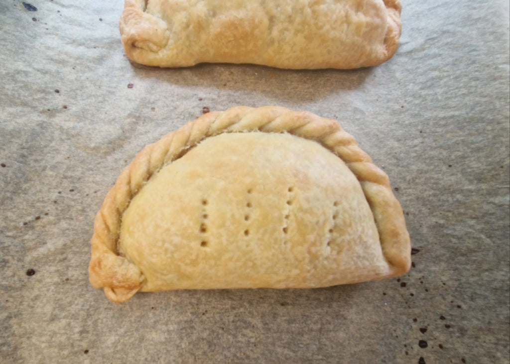 Smoked vegan pasties from the vegan pasty company